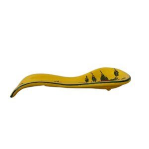 portamestolo giallo decorato a mano imolarte per ant