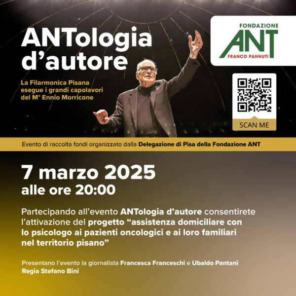 ANTologia d’autore | Venerdì 7 Marzo – h. 20.00 – San Giuliano Terme, Pisa