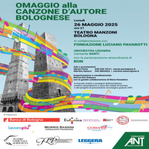 Omaggio canzone d'autore Bolognese Biglietto Galleria