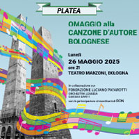 Omaggio canzone d'autore Bolognese Biglietto Platea