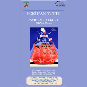 Opera così fan tutte, 22 maggio biglietti