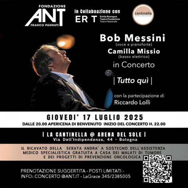 Bob Messini in Concerto, 17 luglio biglietti