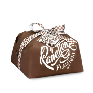Panettone Flamigni 1kg con gocce di cioccolato, in confezione regalo