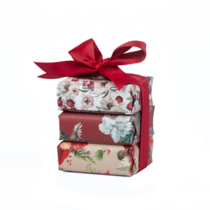 Tre saponi in confezione regalo